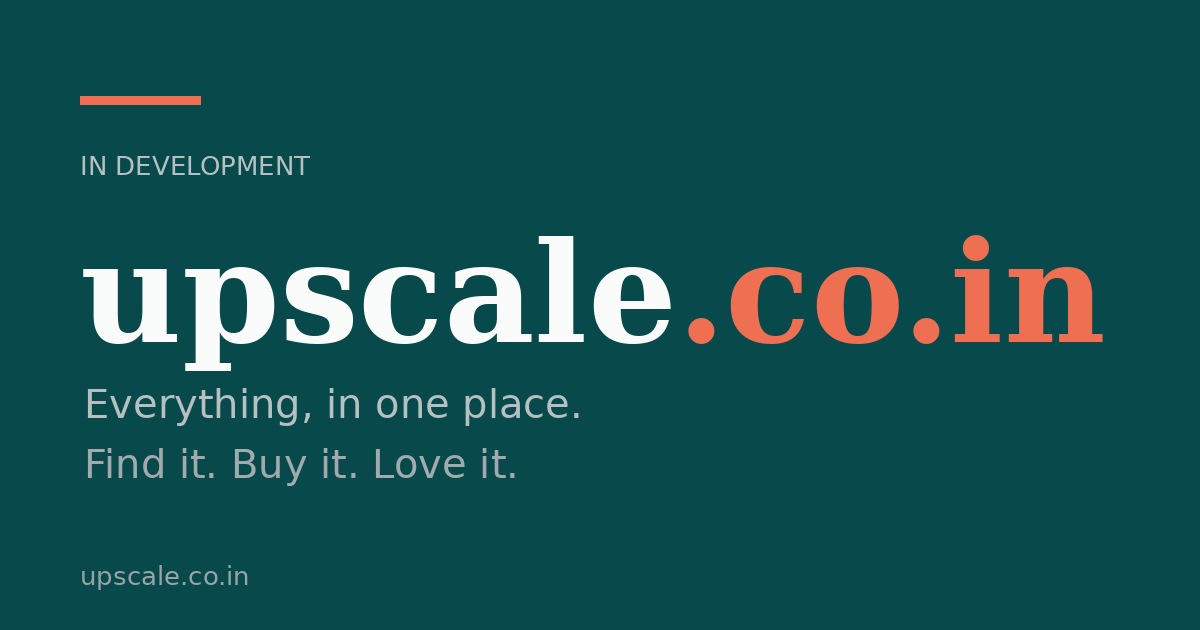 Link preview image for upscale.co.in